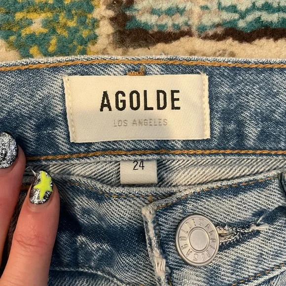 NWOT Agolde 90's Pinch Waist in Navigate